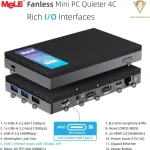 Mele Quiet4C Fanless PC N150 32Gb 1Tb Micro Desktop 1 | PricZone