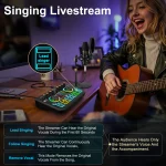 Podcast Microphone Bundle with Live Sound Card Audio Mixer 3 | PricZone