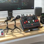 Live Sound Card 6 Channel Audio Mixer Podcast Equipment 5 | PricZone