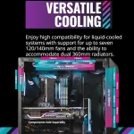 Td500V2 Kgnn S00 Atx Mid Tower Case with Polygonal Mesh 4 | PricZone