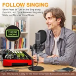 Podcast Microphone Bundle with Live Sound Card 6Channel 5 | PricZone