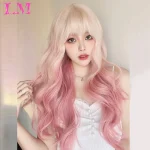 Lm Long Body Wave Ombre Golden Pink Cosplay Wigs Heat 4 | PricZone Lm Long Body Wave Ombre Golden Pink Cosplay Wigs Heat 4 | PricZone