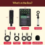 Bluetooth Live Sound Card Pro Audio Interface for DJ Mixing 2 | PricZone Bluetooth Live Sound Card Pro Audio Interface for DJ Mixing 2 | PricZone