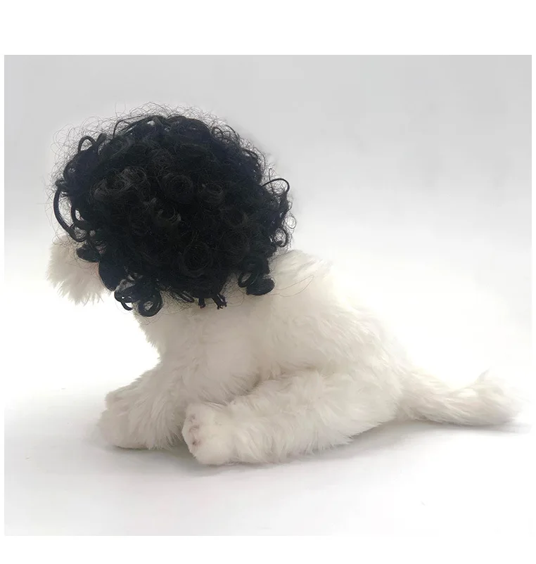 Funny Dog Cosplay Wig Fashion Headwear Apparel Toy Pet 25