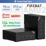 FIREBAT AM02 Mini PC Ryzen 5 6600H 16GB 512GB 1 | PricZone