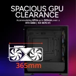 Micro Atx PC Case with High Airflow Supports 365Mm GPU 3 | PricZone