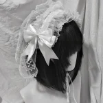 4 Types Original Lolita Bridal Veil Versatile Headband 5 | PricZone