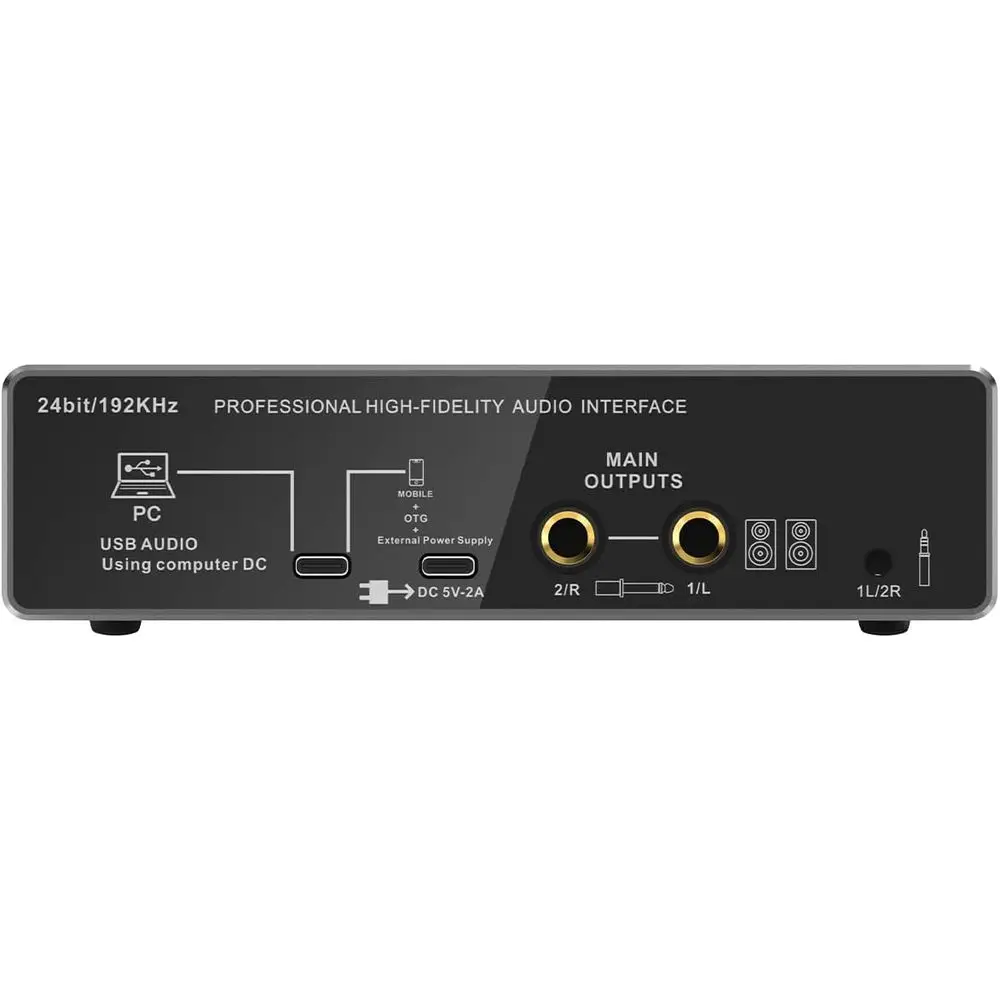 Dual-Channel 24-Bit/192Khz Audio Interface 14