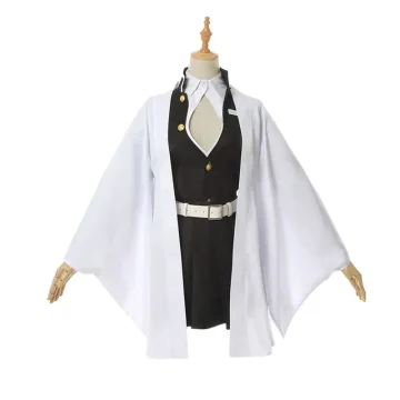 Anime Kanroji Mitsuri Cosplay Costume Kimono Haori Dress 2