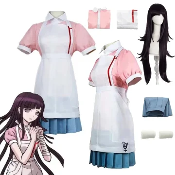 Danganronpa Mikan Tsumiki Anime Uniform Girls Woman Dress 1 | PricZone