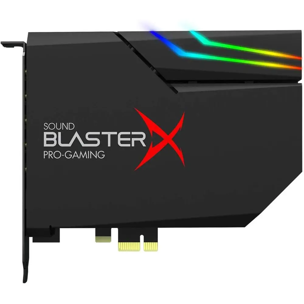 High-Resolution 32-Bit/384 kHz PCIe Gaming Sound Card 7