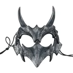 Party Skull Mask Long Teeth Demon Skeleton Half Face 3 | PricZone