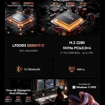 Mini Gaming PC Amd Ryzen7 7735Hs 16Gb Ddr4 512Gb SSD Micro 6 | PricZone