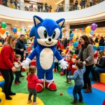 2M Blue Hedgehog Inflatable Costume Mascot Parade Adult 2 | PricZone