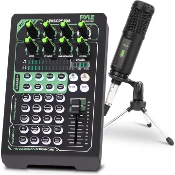 Bluetooth Live Sound Card Pro Audio Interface for DJ Mixing 1 | PricZone