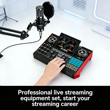 Professional Audio Mixer Sound Card Microphone Set 12 1 | PricZone