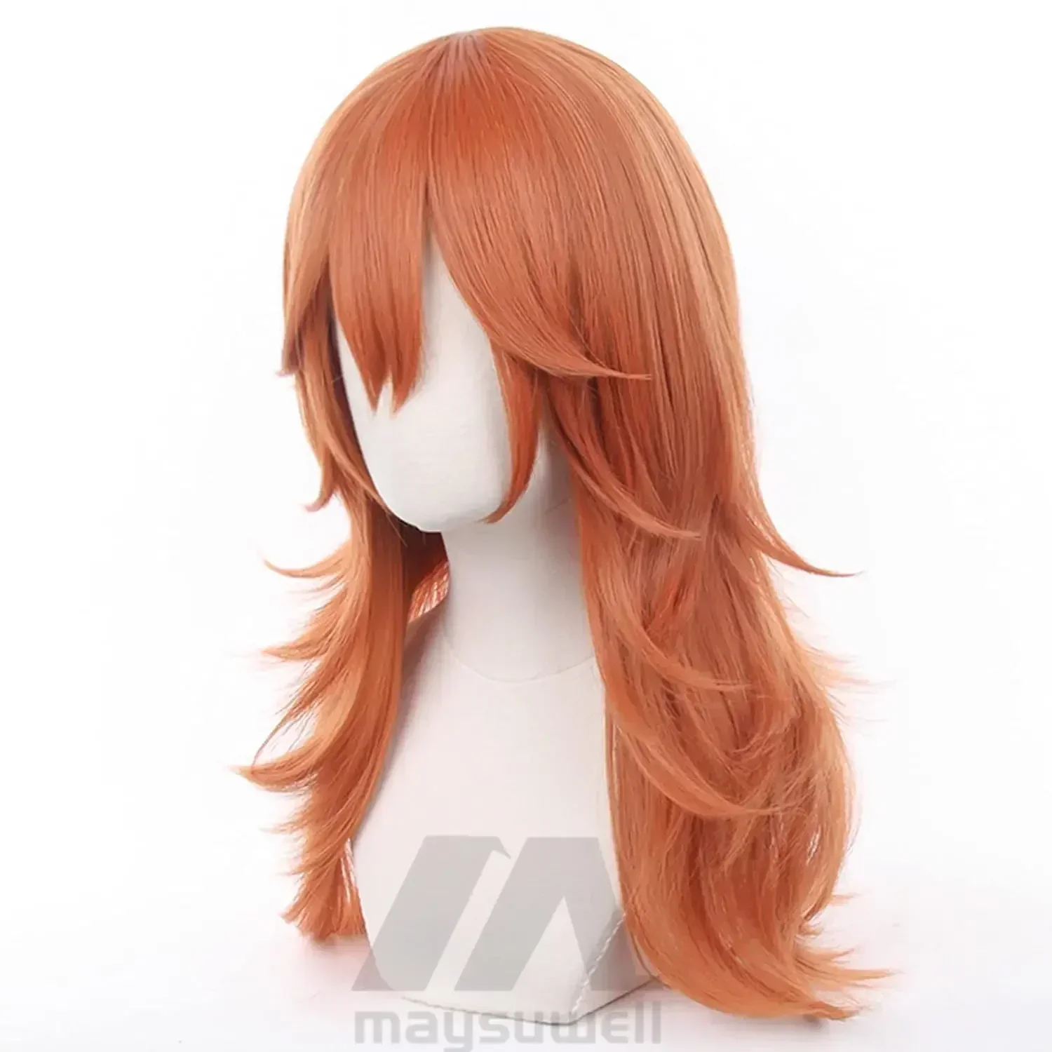 Angel Devil for Chainsaw Man Bangs Long Orange Brown 4 | PricZone Angel Devil for Chainsaw Man Bangs Long Orange Brown 4 | PricZone
