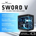 Yeah Magic Sword V 270° Column Free Panoramic View Atx PC 1 | PricZone