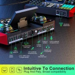 Live Sound Card Audio Mixer Podcast Equipment Bundle with 5 | PricZone