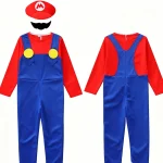 Mario Super Luigi Brothers Cosplay Costume Set Kids 2 | PricZone