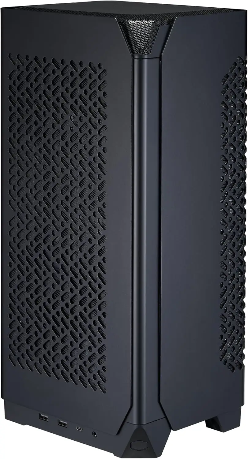 Compact Itx PC Tower Case Aluminum Design Vertical GPU 1 | PricZone Compact Itx PC Tower Case Aluminum Design Vertical GPU 1 | PricZone