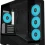 Compact Micro-Atx PC Case with Pre-Installed Argb Fans