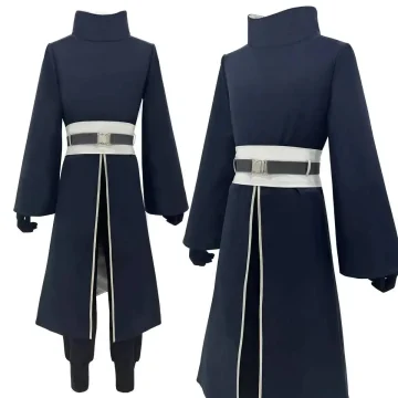 Anime Uchiha Obito Cosplay Costume Coat Elastic Pants Belt 2