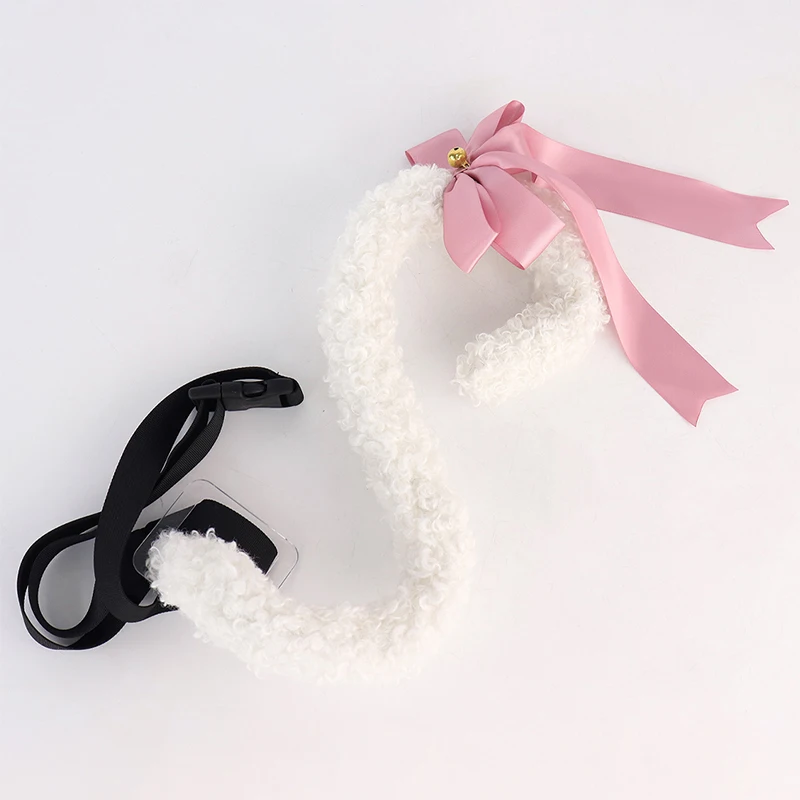 2Piece Set Cute Cat Ear Tail Plush Fluffy Bow Tie 3 | PricZone 2 Piece Set Cute Cat Ear Tail Plush Fluffy Bow Tie 3 | PricZone