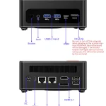 AOOSTAR GEM12 MAX Ryzen 7 Barebone Mini PC 6 | PricZone