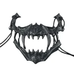 Party Skull Mask Long Teeth Demon Skeleton Half Face 5 | PricZone