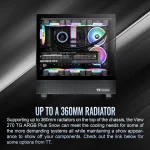 Mid Tower E ATX Case with Argb Fans Dual Tempered Glass 4 | PricZone