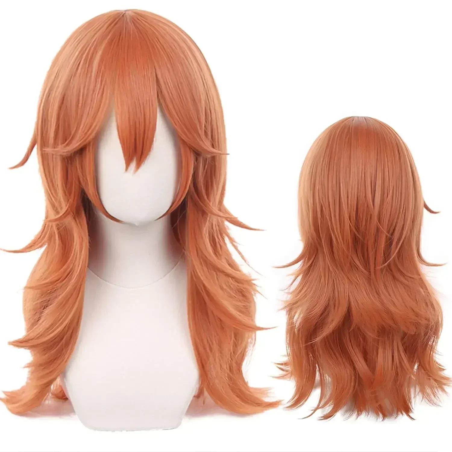 Angel Devil for Chainsaw Man Bangs Long Orange Brown 1 | PricZone Angel Devil for Chainsaw Man Bangs Long Orange Brown 1 | PricZone