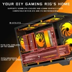 Micro Atx Gaming PC Case with 270° View Tempered Glass 2 | PricZone