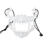 Party Skull Mask Long Teeth Demon Skeleton Half Face 4 | PricZone