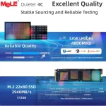 Mele Quiet4C Fanless PC N150 32Gb 1Tb Micro Desktop 4 | PricZone