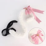 2Piece Set Cute Cat Ear Tail Plush Fluffy Bow Tie 5 | PricZone 2 Piece Set Cute Cat Ear Tail Plush Fluffy Bow Tie 5 | PricZone