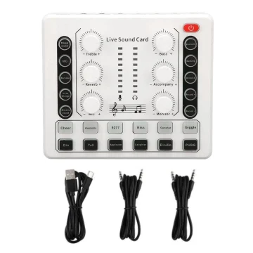 Bluetooth M8 Sound Card Body Versatile Effects Audio 1