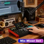 Professional Audio Mixer Sound Card Microphone Set 12 5 | PricZone