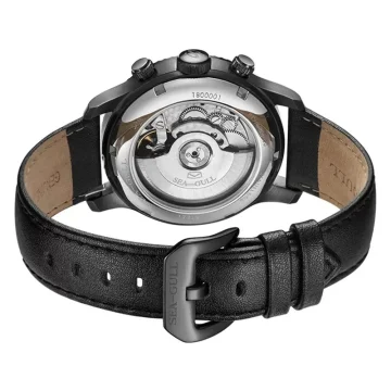 Seagull Men Watch Fashion Multifunction Belt Sapphire 2