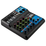 Channel Audio Mixer DJ Soundboard Bluetooth USB 48V 2 | PricZone