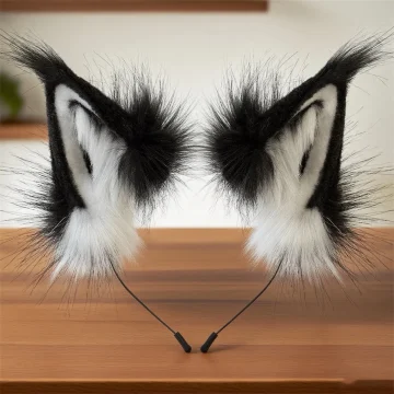 Cute Cat Ear Hair Band for Girls Adorable Faux Fur Animal 2