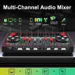 Audio Mixer Soundboard for PCPhone Live Streaming Singing 4 | PricZone