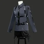 Miccostumes Men Anime Cosplay Costume Shirt Grey 2 | PricZone