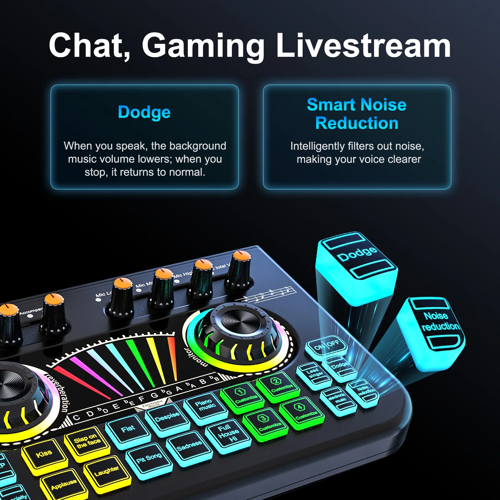 Tenlamp Mixer and Sound Card X3 for Studio Ideal for Use 3 | PricZone Tenlamp Mixer and Sound Card X3 for Studio Ideal for Use 3 | PricZone