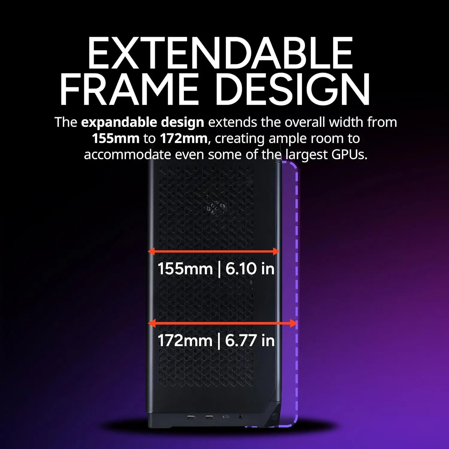 Compact Itx PC Tower Case Aluminum Design Vertical GPU 3 | PricZone Compact Itx PC Tower Case Aluminum Design Vertical GPU 3 | PricZone