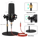 5Mm Microphone and Live Sound Card Audio Interface Mixer 5 | PricZone