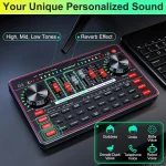 Audio Mixer Soundboard for PCPhone Live Streaming Singing | PricZone