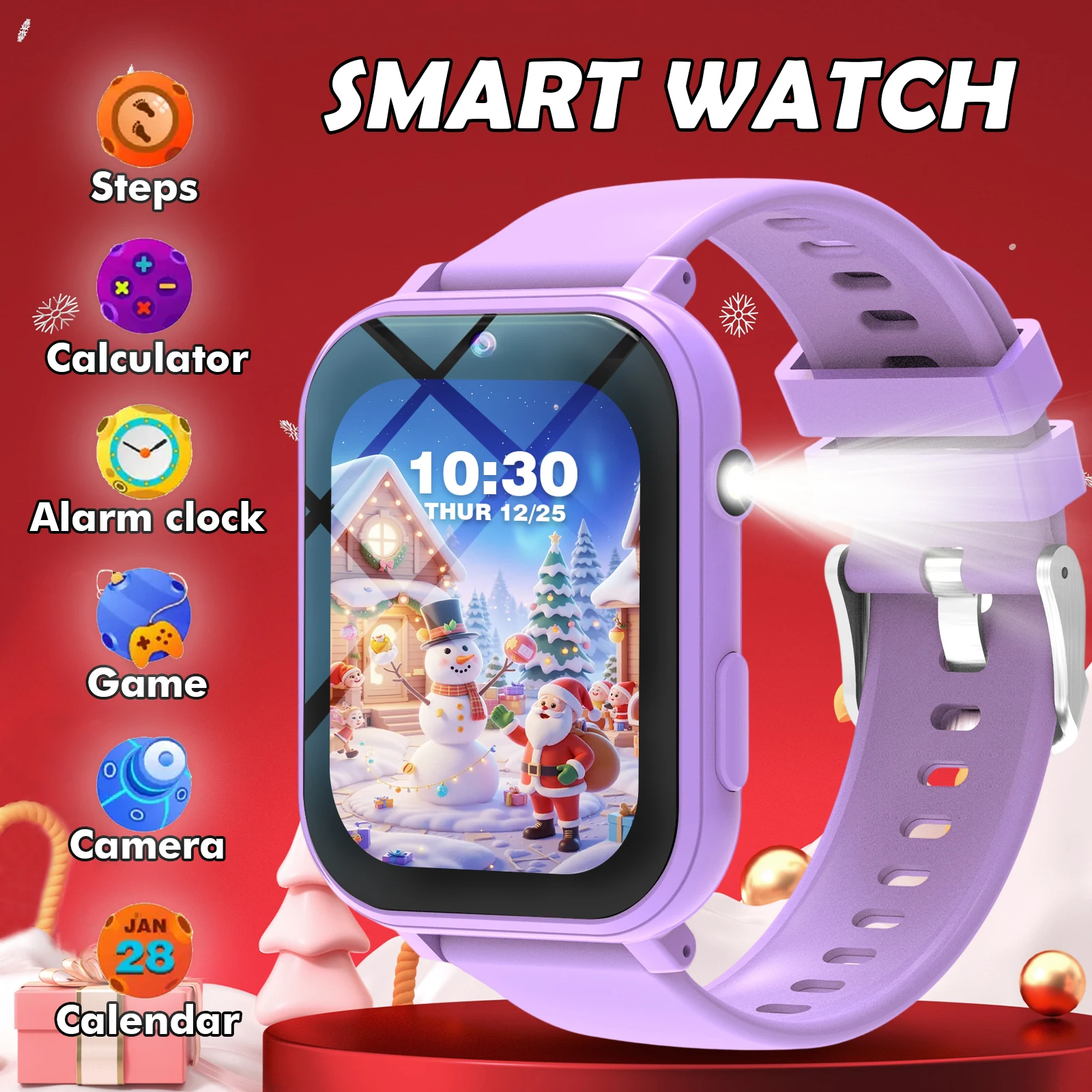 New Kids Smartwatch 18 BuiltIn Games Flashlight 1 | PricZone New Kids Smartwatch 18 Built In Games Flashlight 1 | PricZone