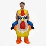 Ride On Rooster Inflatable Costume Mascot Parade Adult 5 | PricZone Ride On Rooster Inflatable Costume Mascot Parade Adult 5 | PricZone
