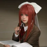 Anime Monika Cosplay Costumes Sayori Yuri Natsuki Halloween 2 | PricZone